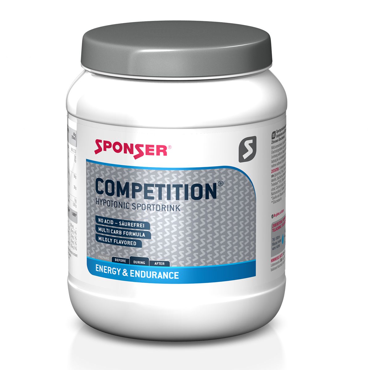 Sponser Energy Competition Pulver Dose 1000 g