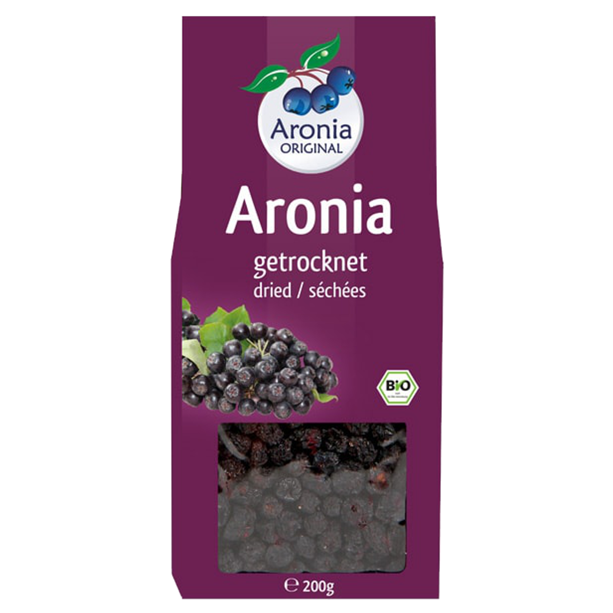 ARONIA ORIGINAL Bio Aroniabeeren getrocknet 200 g