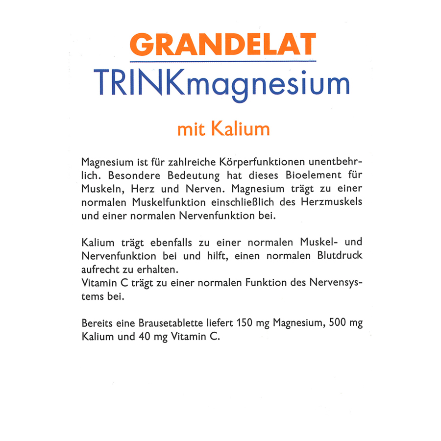 DR GRANDEL Magnesium Brausetabletten 36 Stück