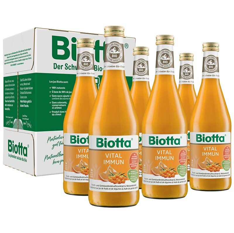 Biotta Vital Immun Bio 6 fl 5 dl