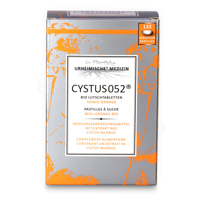 Cystus 052 Bio Lutschtabletten Honig-Orange 132 Stück