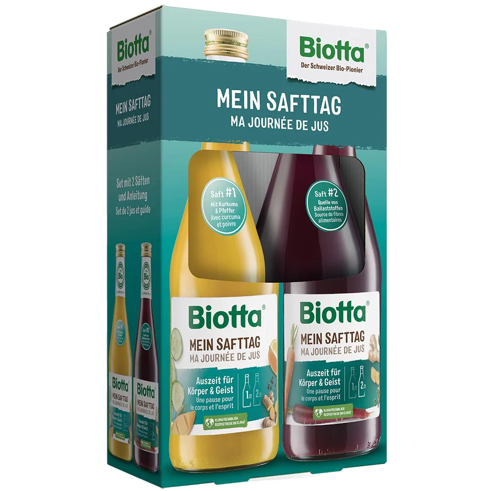 Biotta Mein Safttag Set 2 x 5 dl