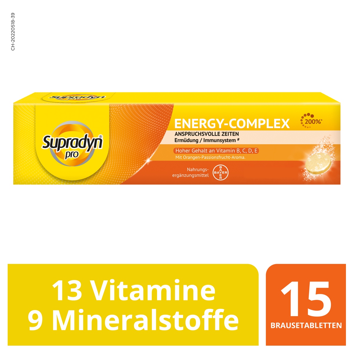 Supradyn pro energy-complex Brausetabletten 15 Stück