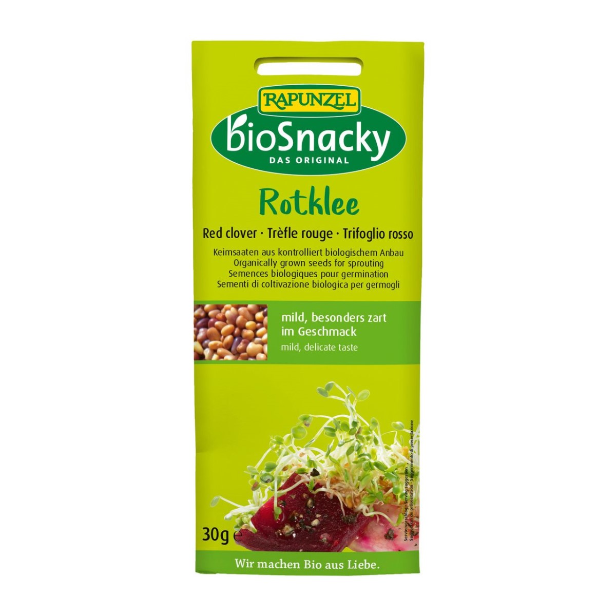 Rapunzel Rotklee bioSnacky 30 g