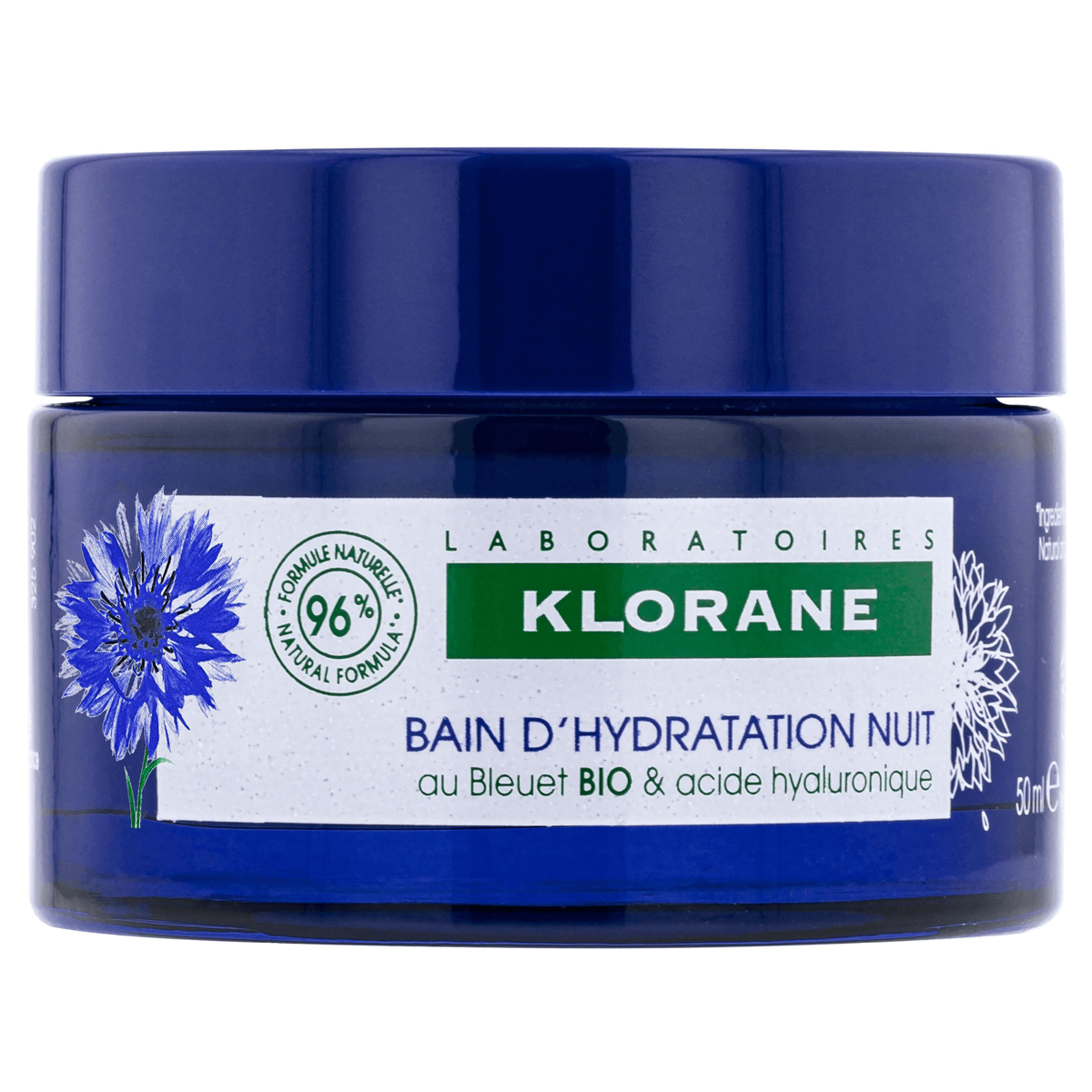 Klorane Bleuet Bio Nacht-Feuchtigkeitspflege 50  ml