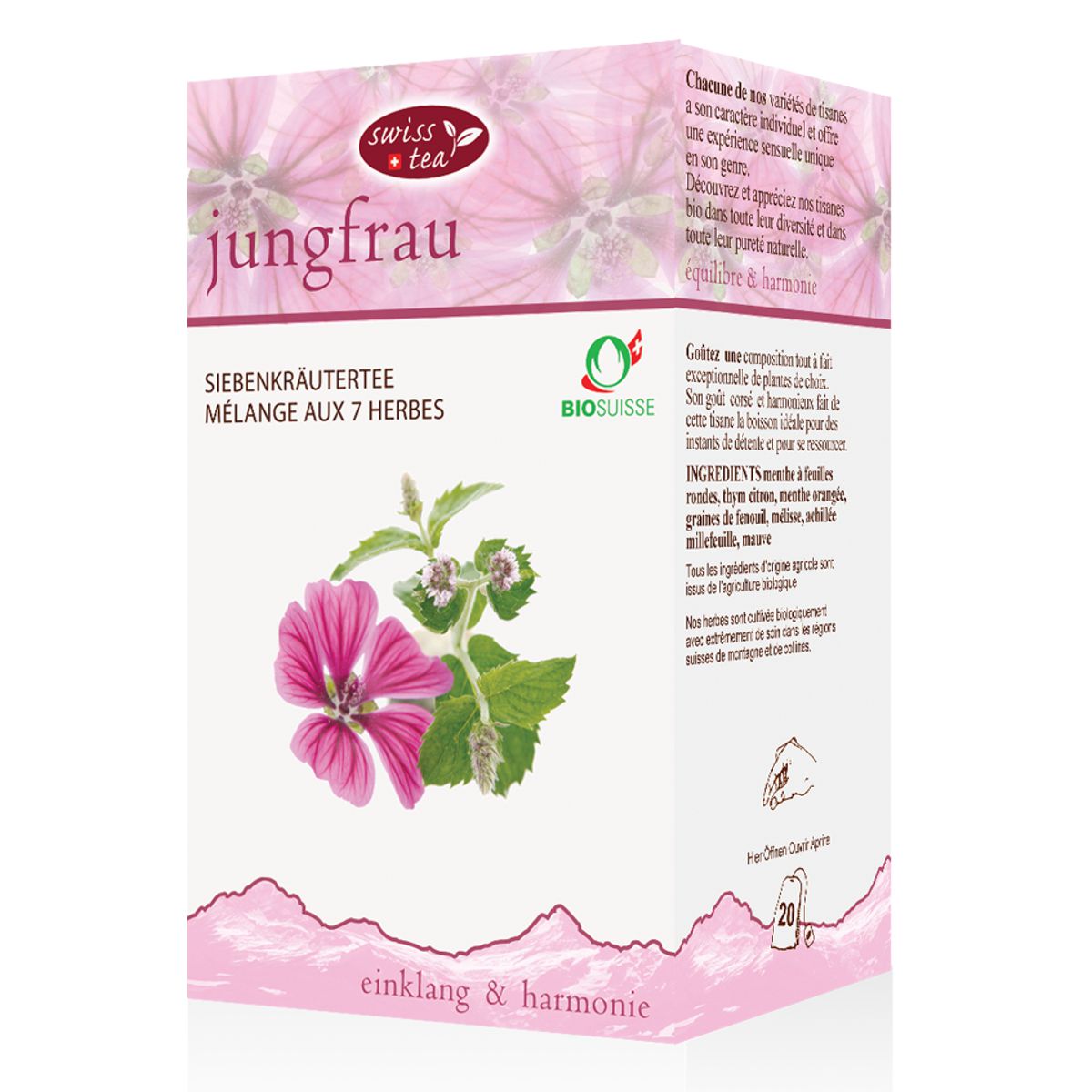 Swisstea Jungfrau Beutel 20 Stück