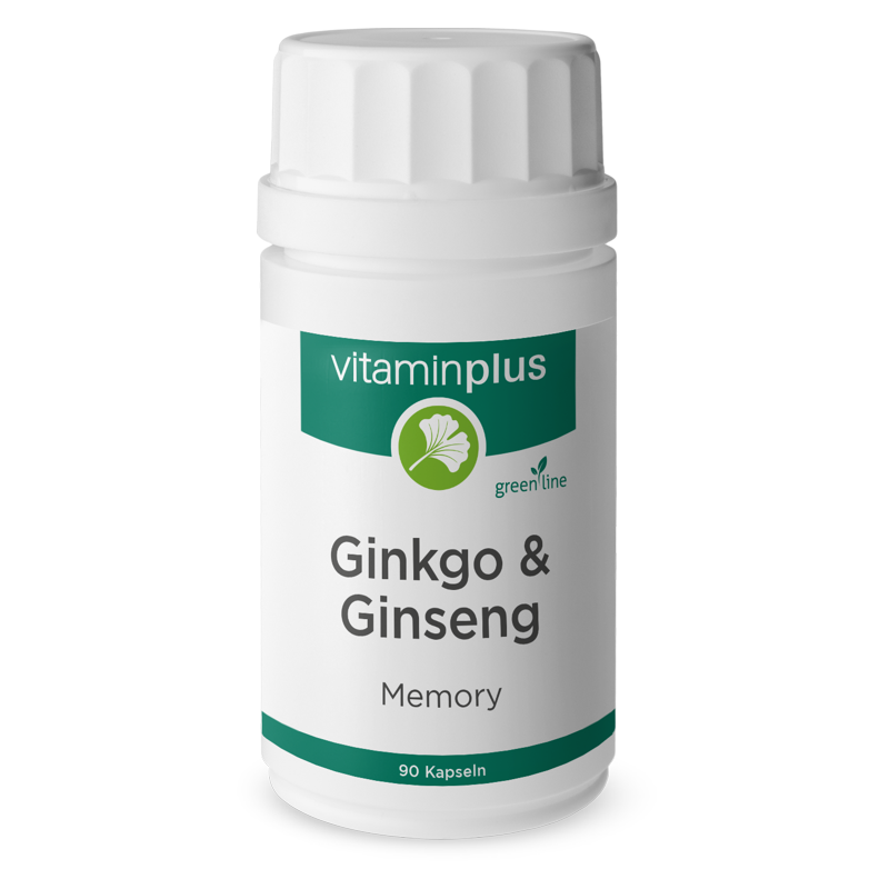 Vitaminplus Ginkgo & Ginseng Kapseln 90 Stück