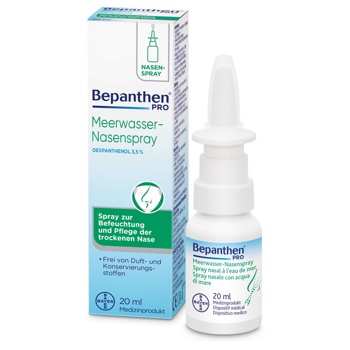 Bepanthen Pro Meerwasser-Nasenspray 20 ml