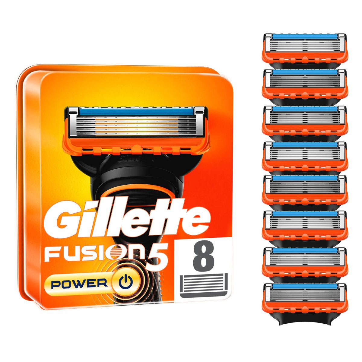 GILLETTE Fusion5 Power Klingen 8 Stück