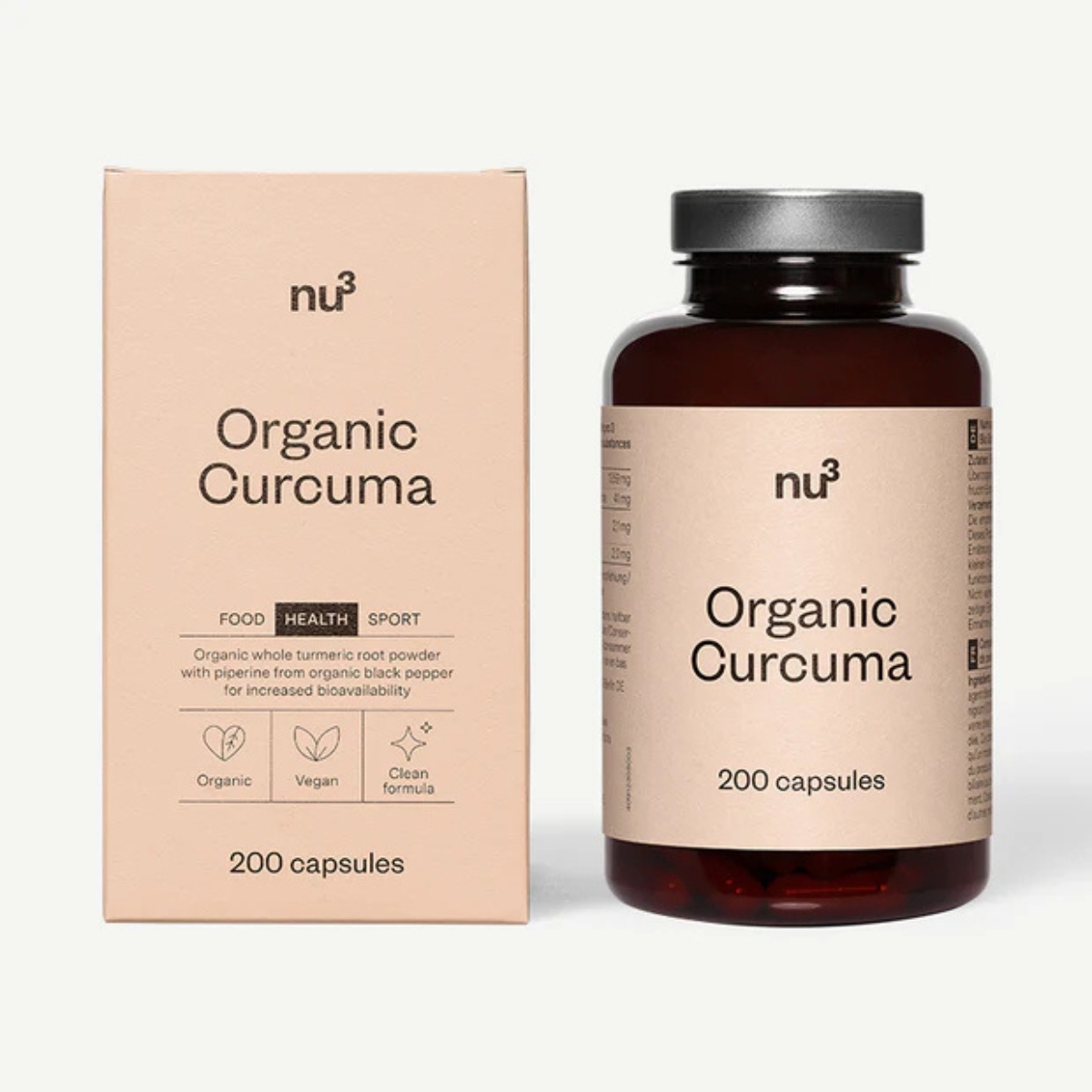 Nu3 Curcuma Organic Kapseln 200 Stück