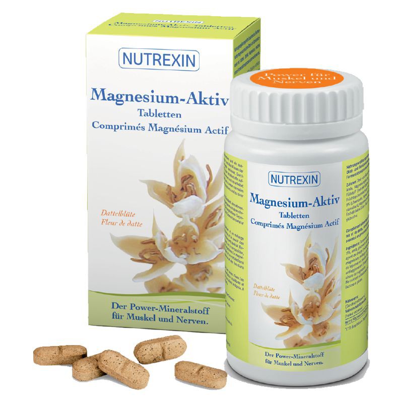 Nutrexin Magnesium-Aktiv Tabletten Dose 120 Stück