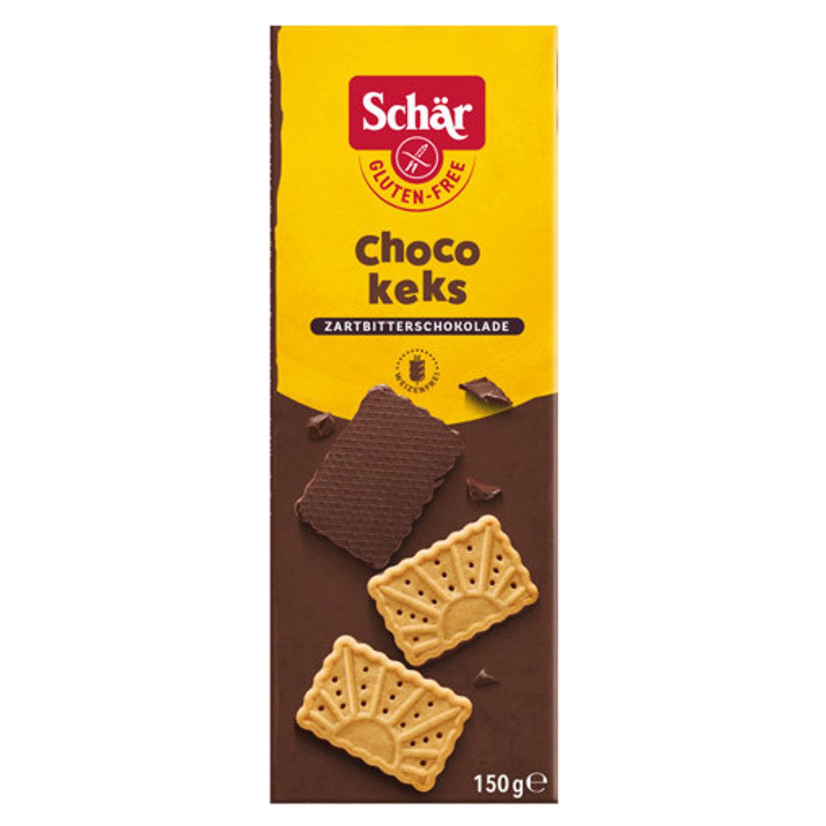 Schär Biscotti mit Schokoboden glutenfrei 150 g