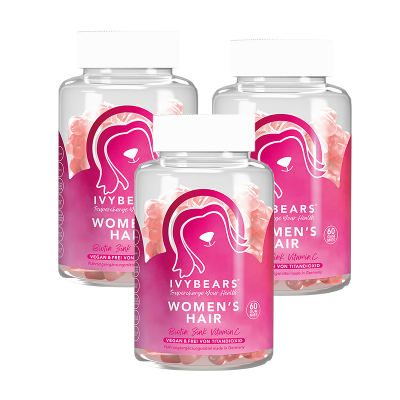 IVYBears Women's Hair Vitamins 3 x 60 Stück