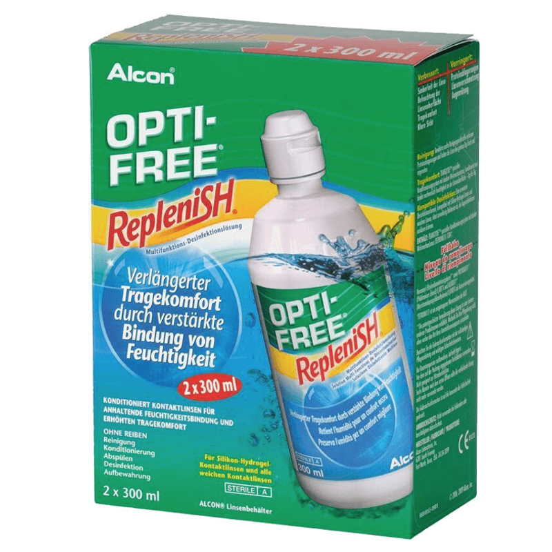 Opti Free Replenish Desinfektionslösung Flasche 2 x 300 ml