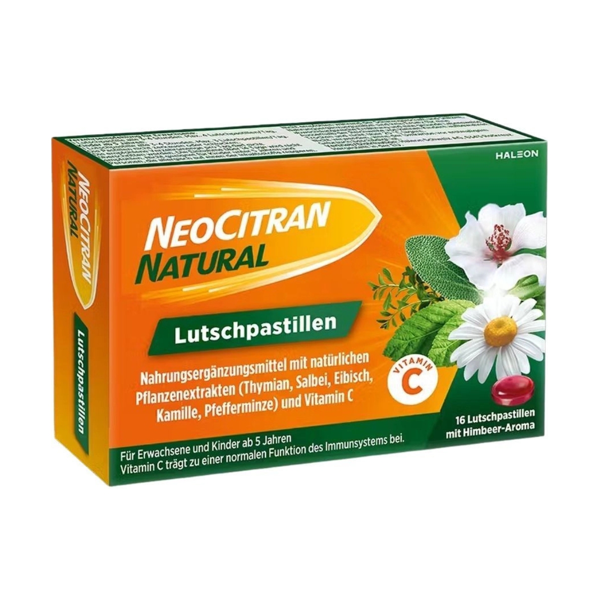 NEOCITRAN Natural Lutschpastillen 16 Stück