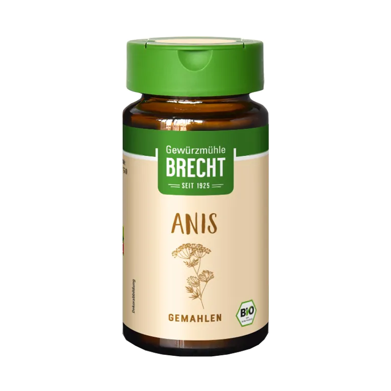 Brecht Anis gemahlen Bio Glas 35 g