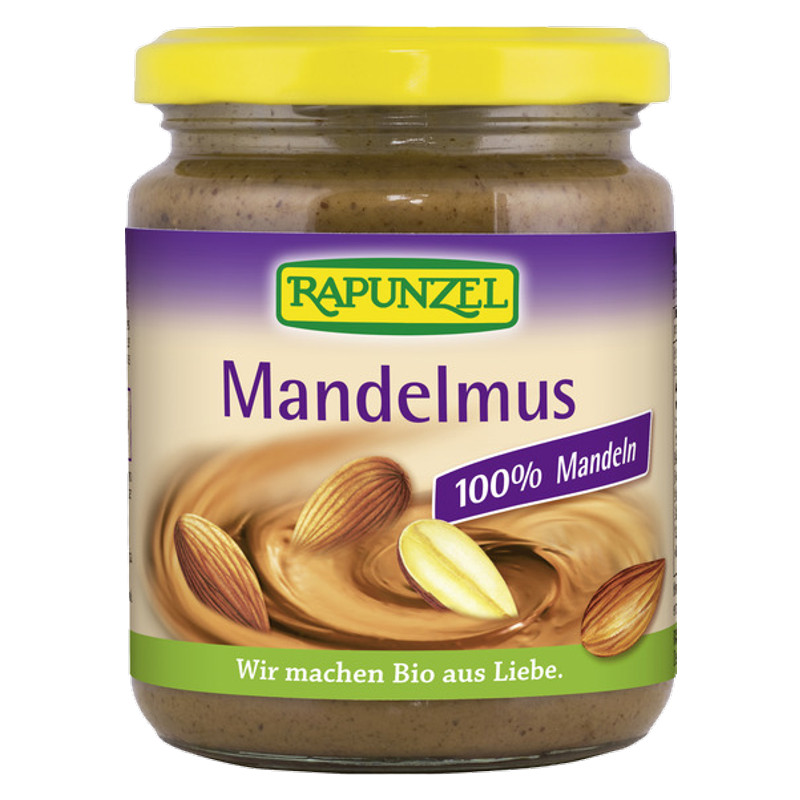 Rapunzel Mandelmus Bio braun Glas 250 g