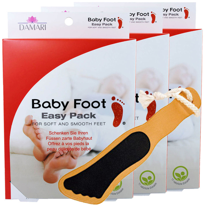 Baby Foot Easy Pack Hornhautentfernung Trio-Set