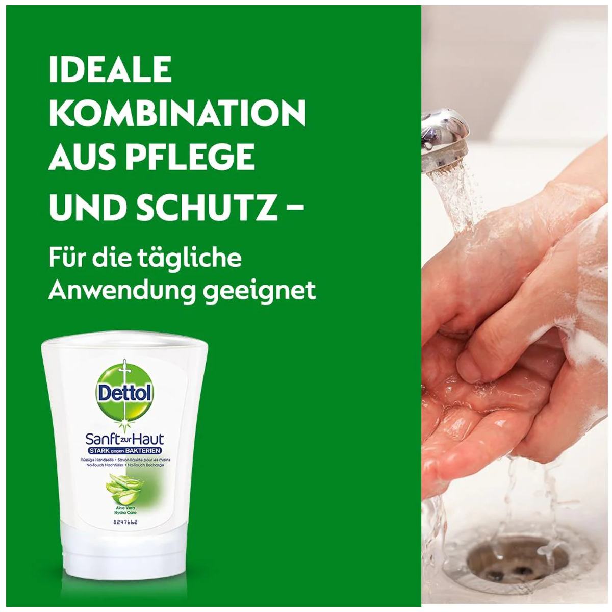 DETTOL No-Touch Automatischer Seifenspender Aloe Vera 250 ml