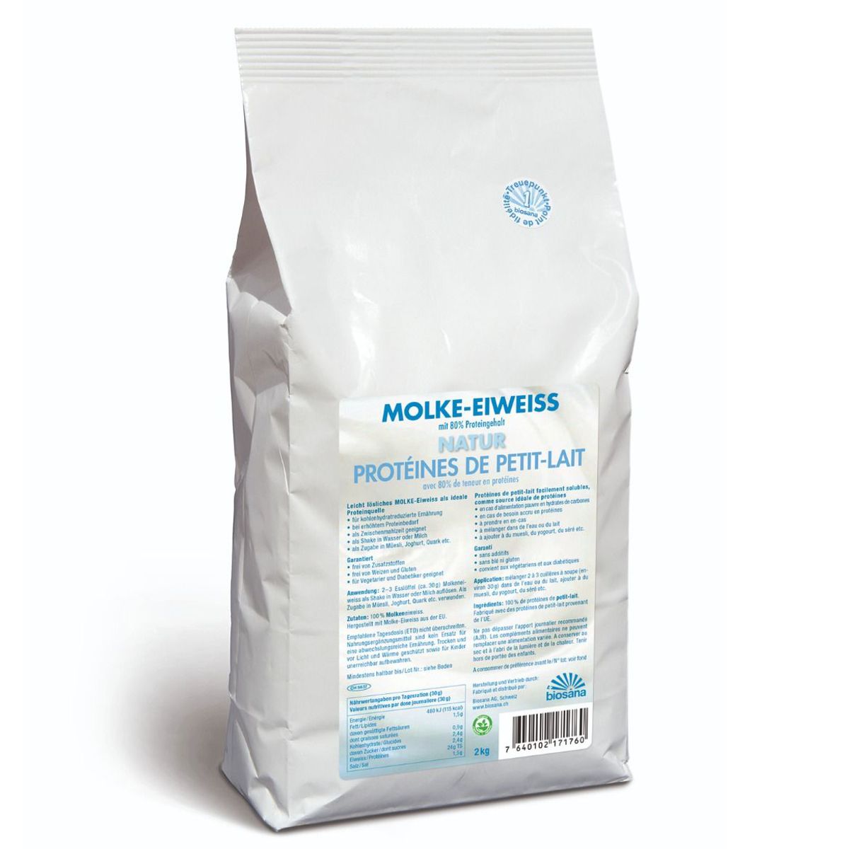 Biosana Molke Eiweiss Pulver Nature 2 kg