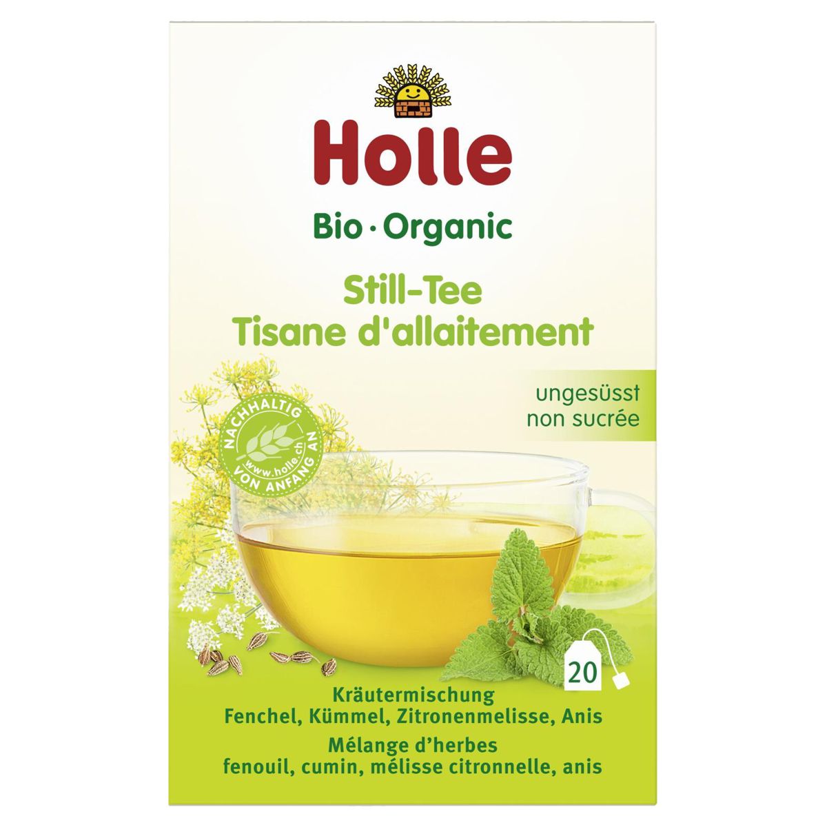 Holle Still Tee Bio neu 20 Btl 1.5 g