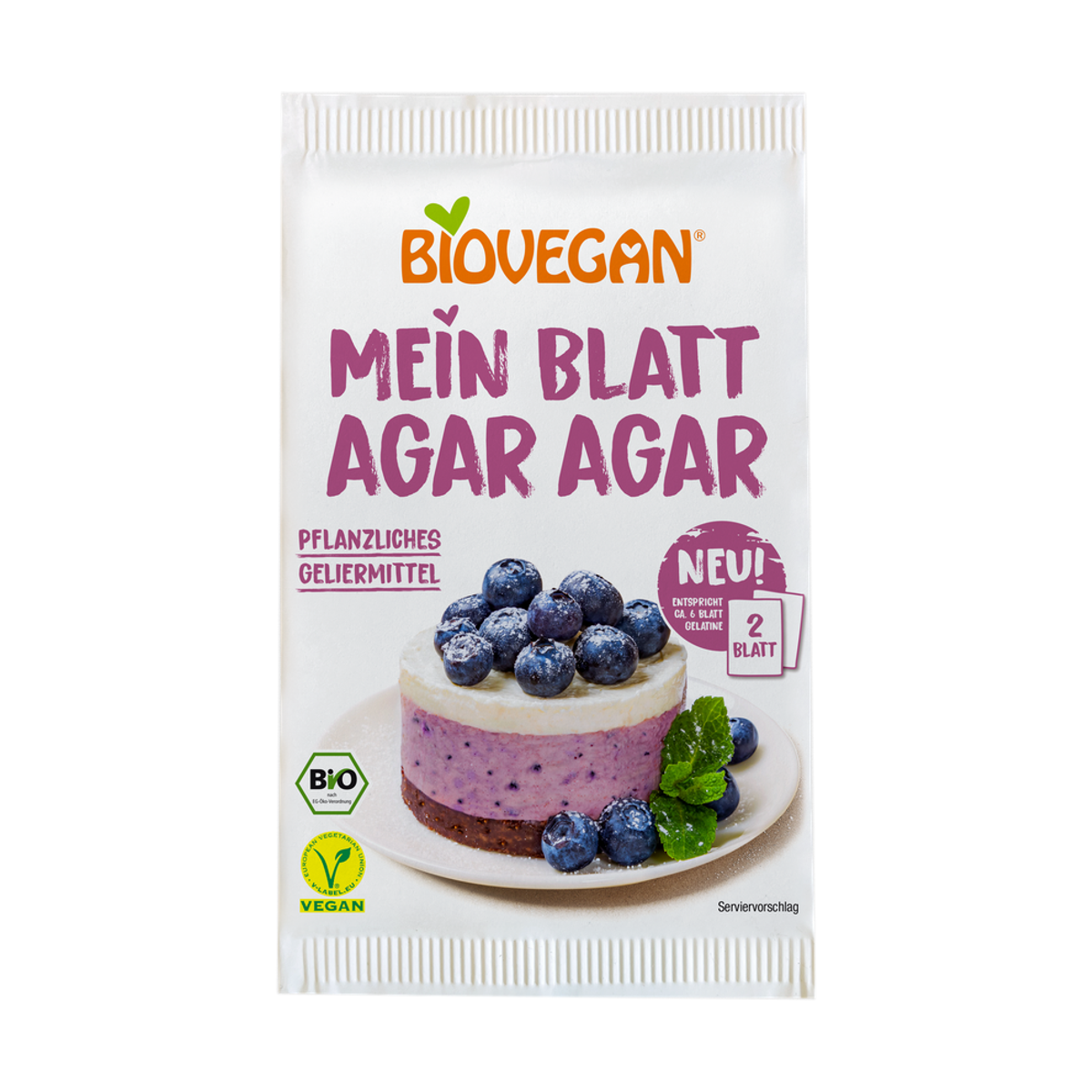 Biovegan Mein Blatt Agar Agar 2.5 g