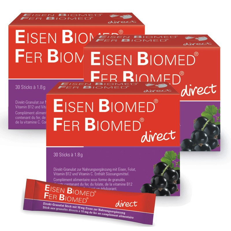 EISEN BIOMED direct Granulat Sticks 3x 30 Stück