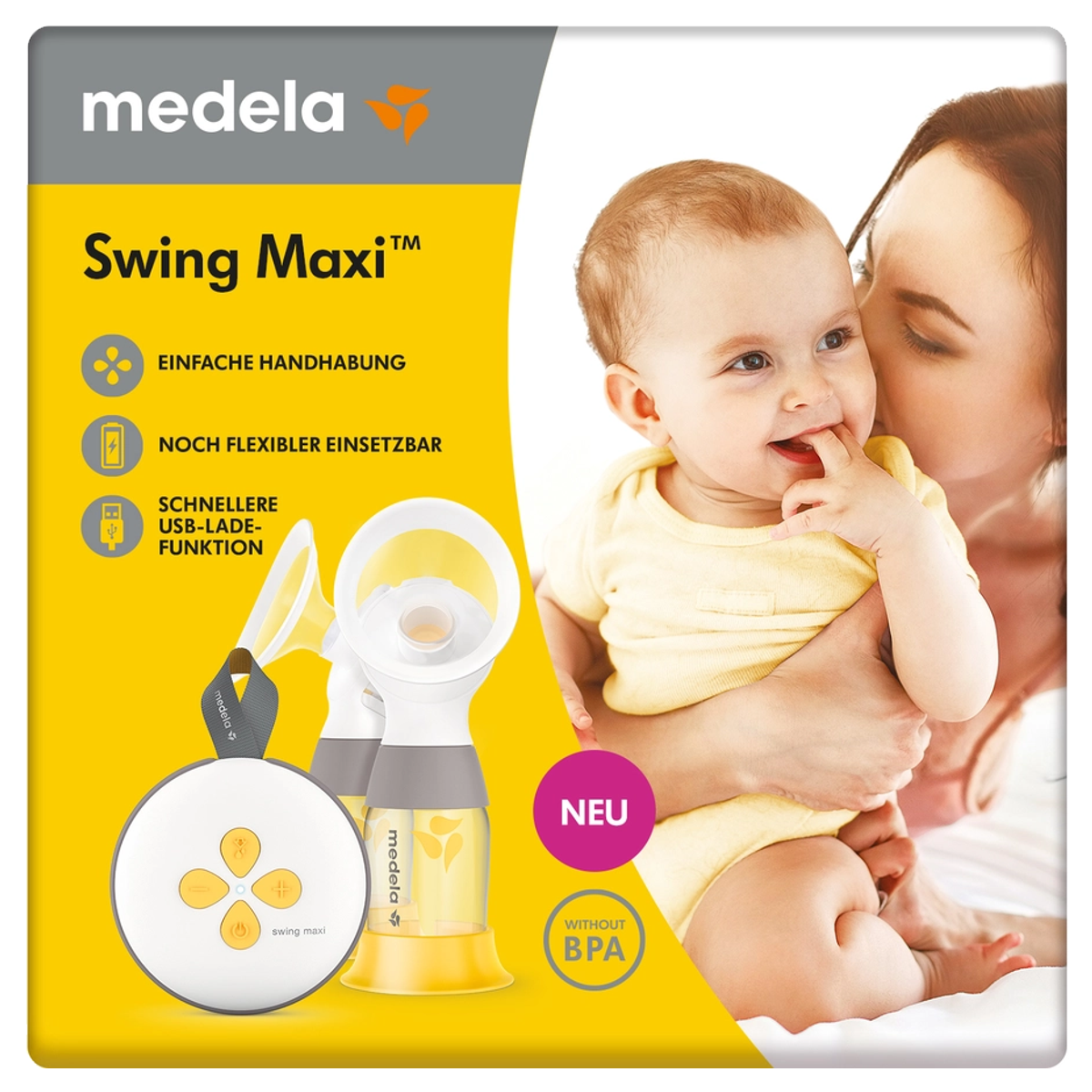 Medela Swing Maxi™ elektrische Doppelmilchpumpe