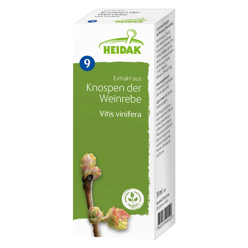 Heidak Knospe Weinrebe Vitis vinifera Flasche 30 ml