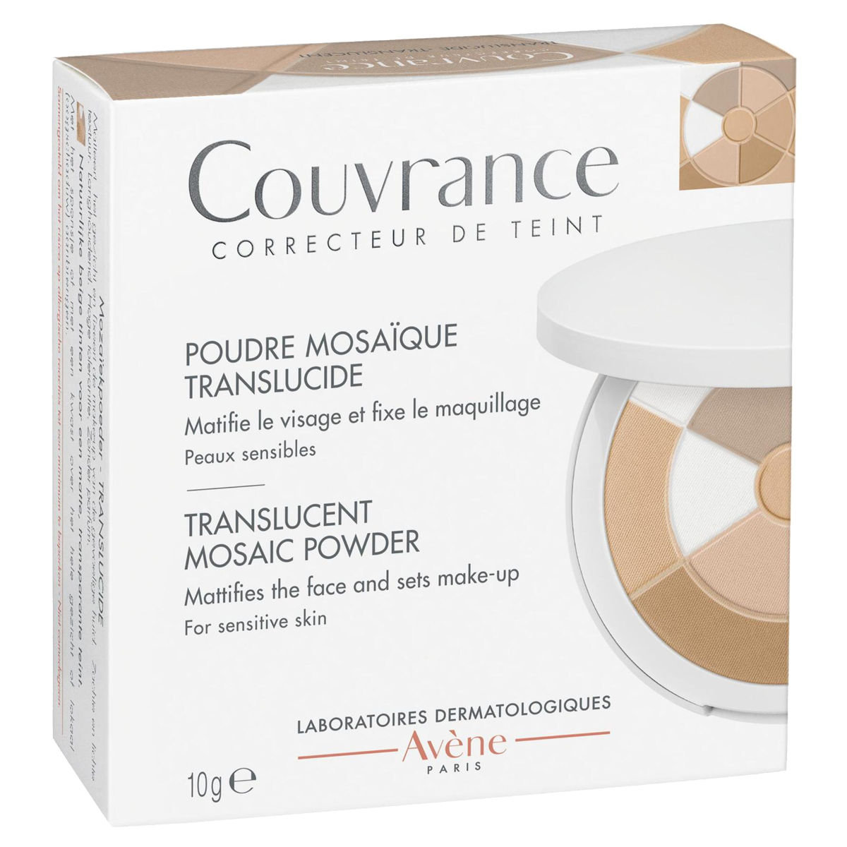 Avène Couvrance Mosaik Puder transparent Dose 10 g