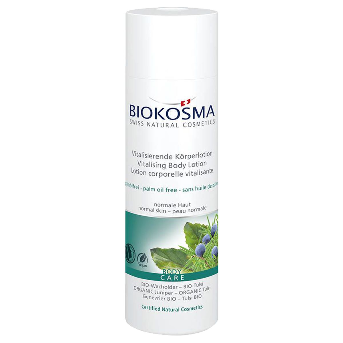 Biokosma Vital Körperlotion Bio-Wacholder Tulsi 200 ml