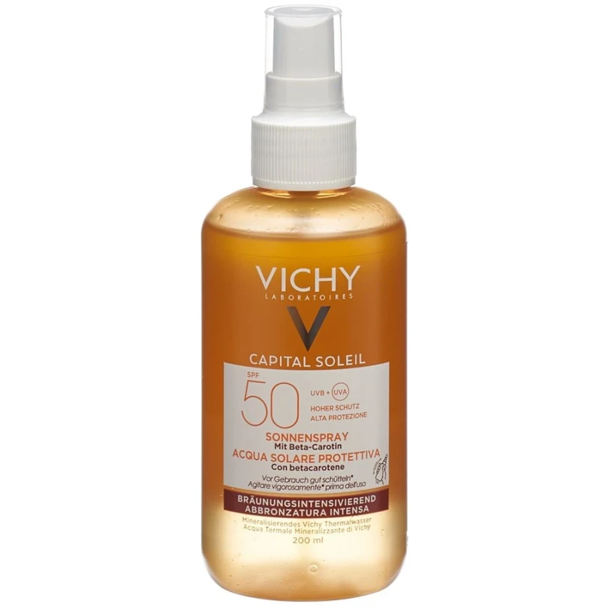 Vichy Capital Soleil Sonnenspray mit Beta-Carotin SPF50 200 ml