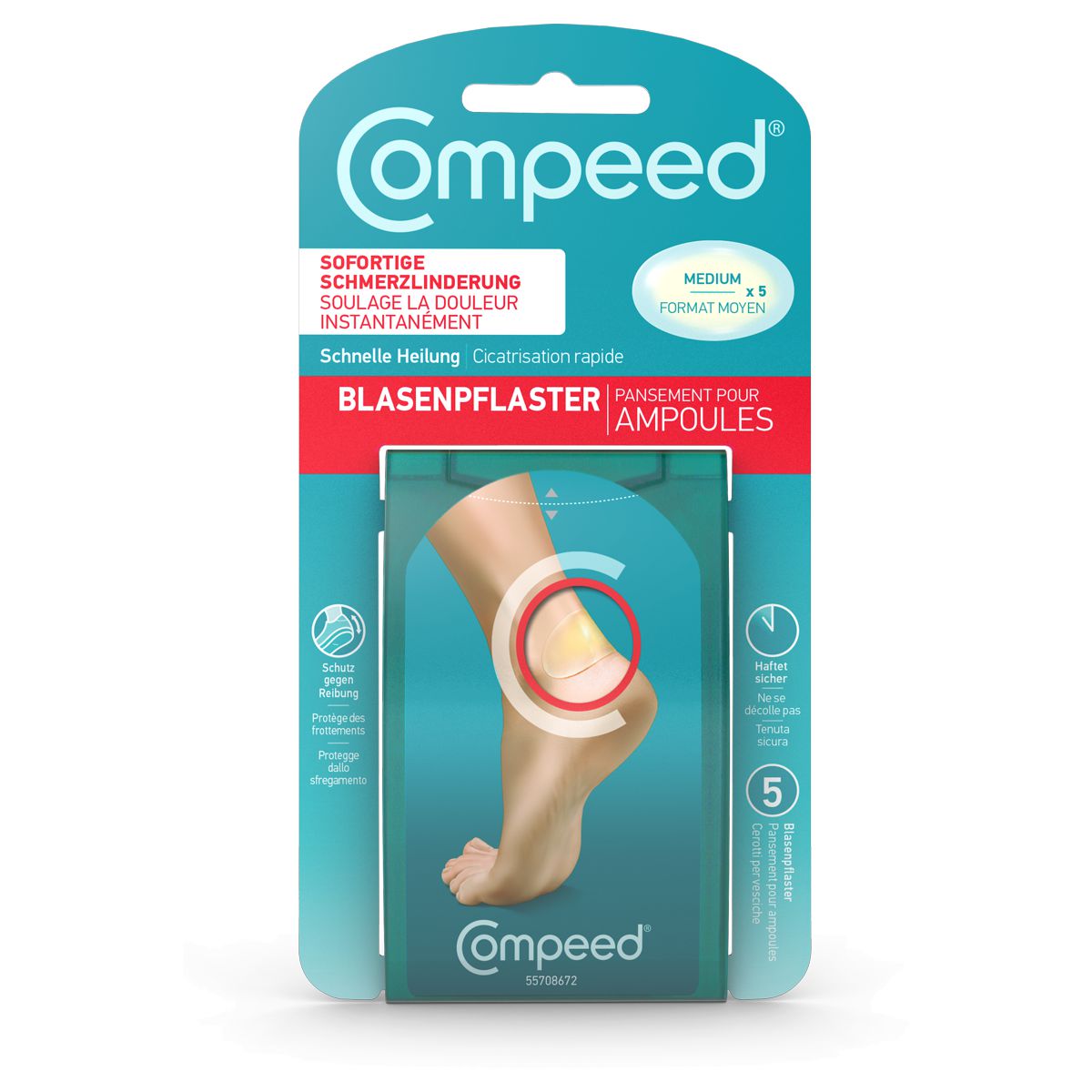 Compeed Blasenpflaster M 5 Stück