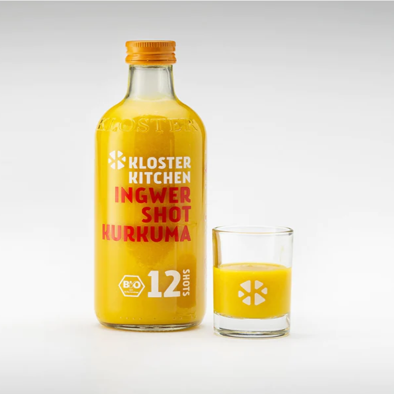 Kloster Kitchen Ingwer Shot Kurkuma Bio 3 x 360 ml