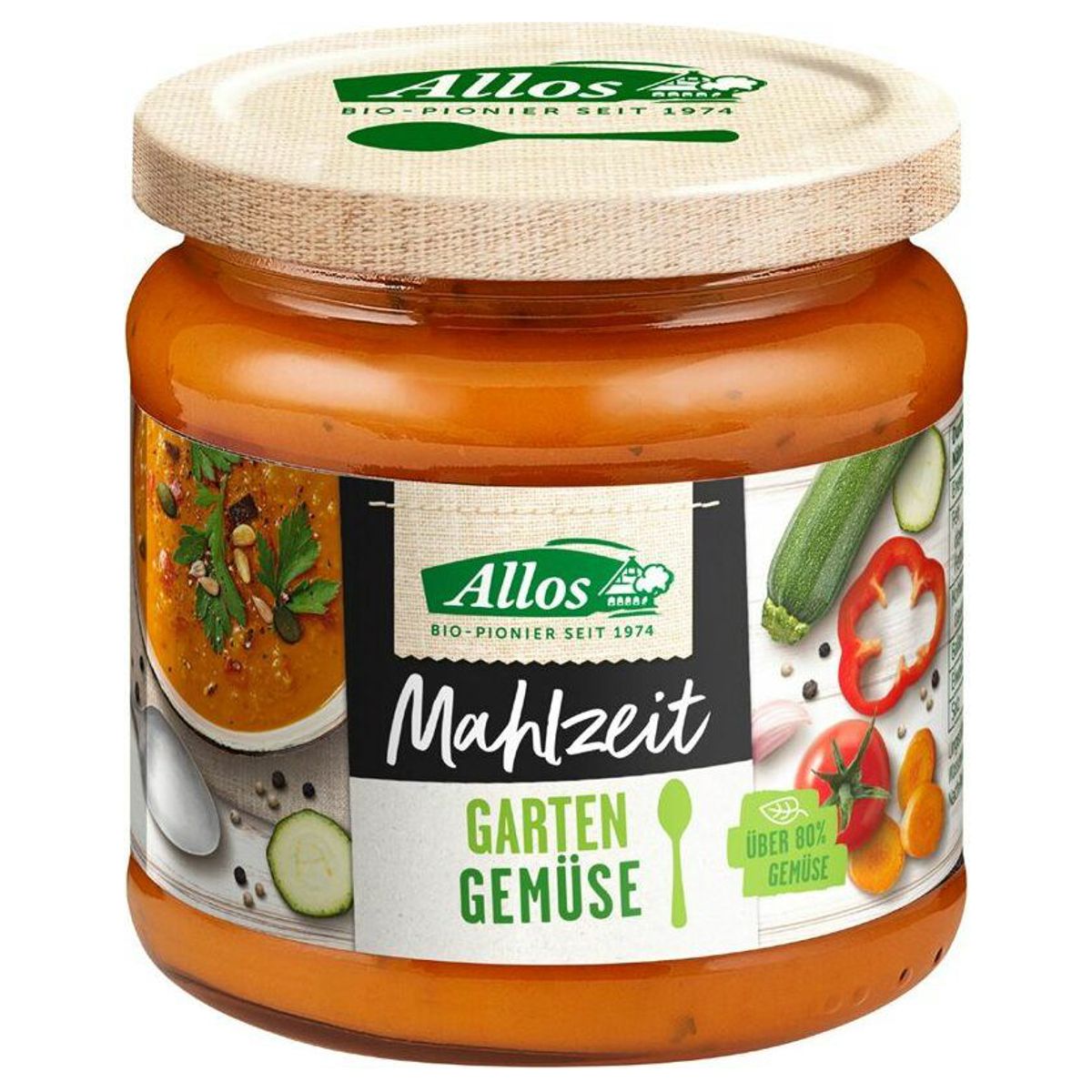 Allos Garten-Gemüse Glas 350 g