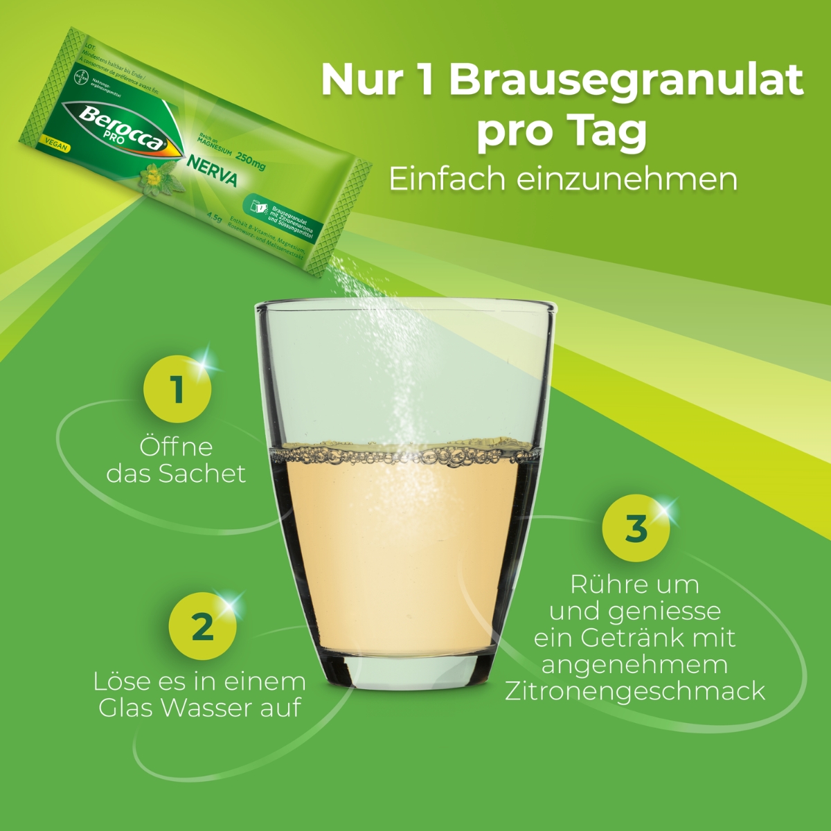 Berocca Pro Nerva Brausegranulat 40 Stück