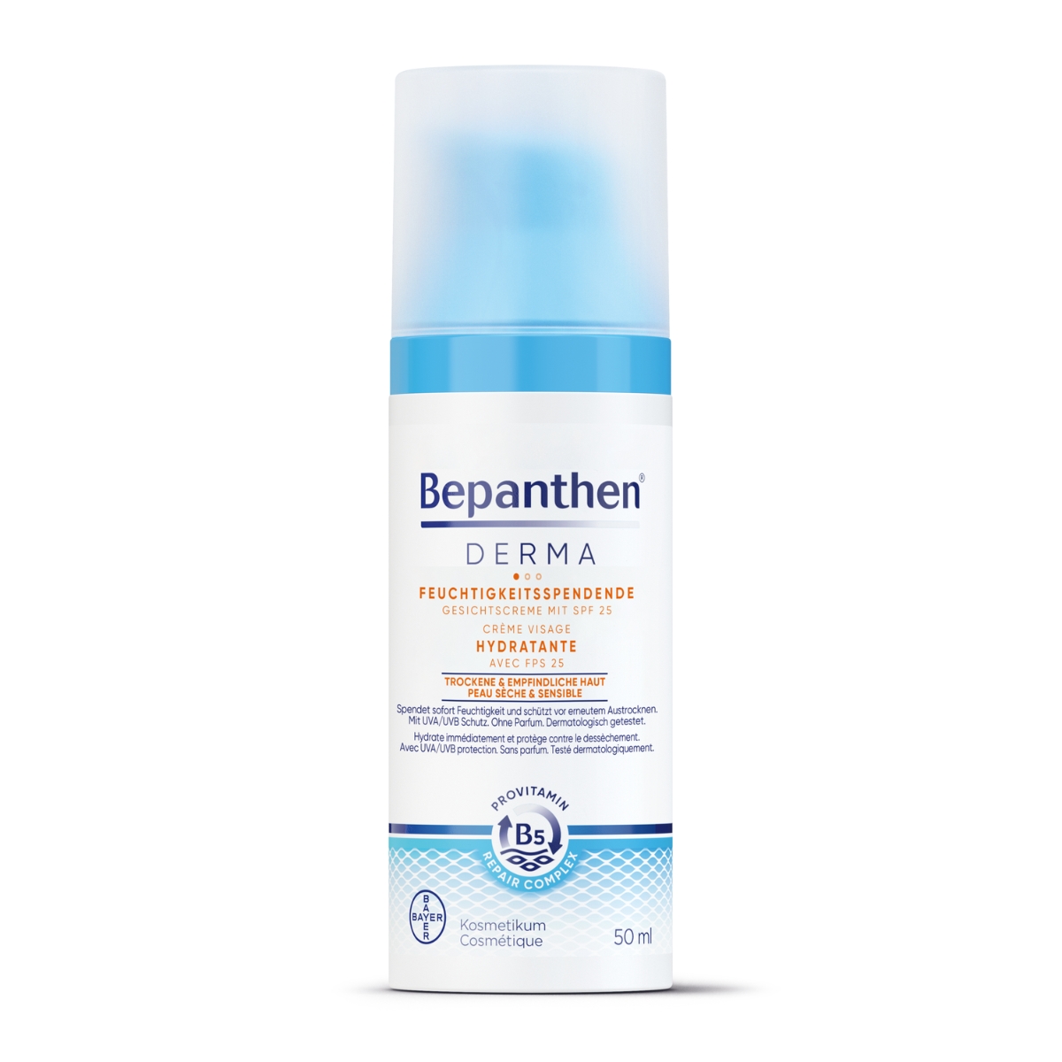 Bepanthen Derma Gesichtscreme feuchtigkeitsspendend SPF 25 50 ml