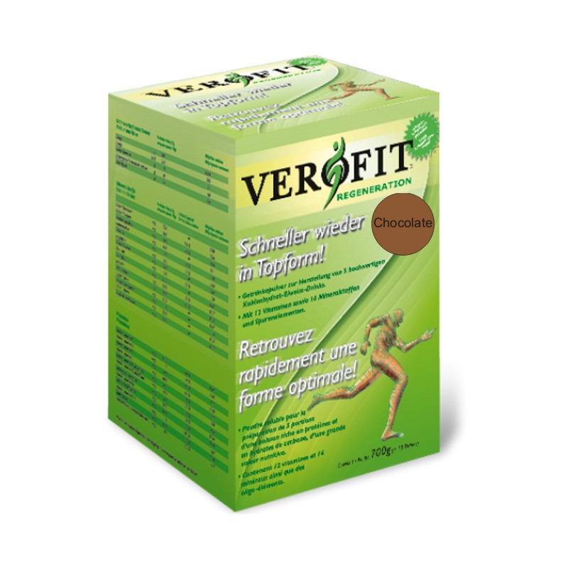 VEROFIT Regeneration Schokolade 10 Beutel à 70 g