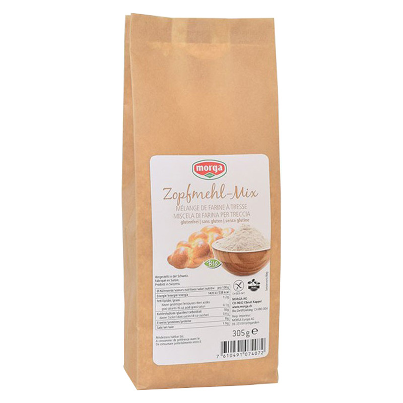 MORGA Zopfmehl-Mix glutenfrei Bio 305 g