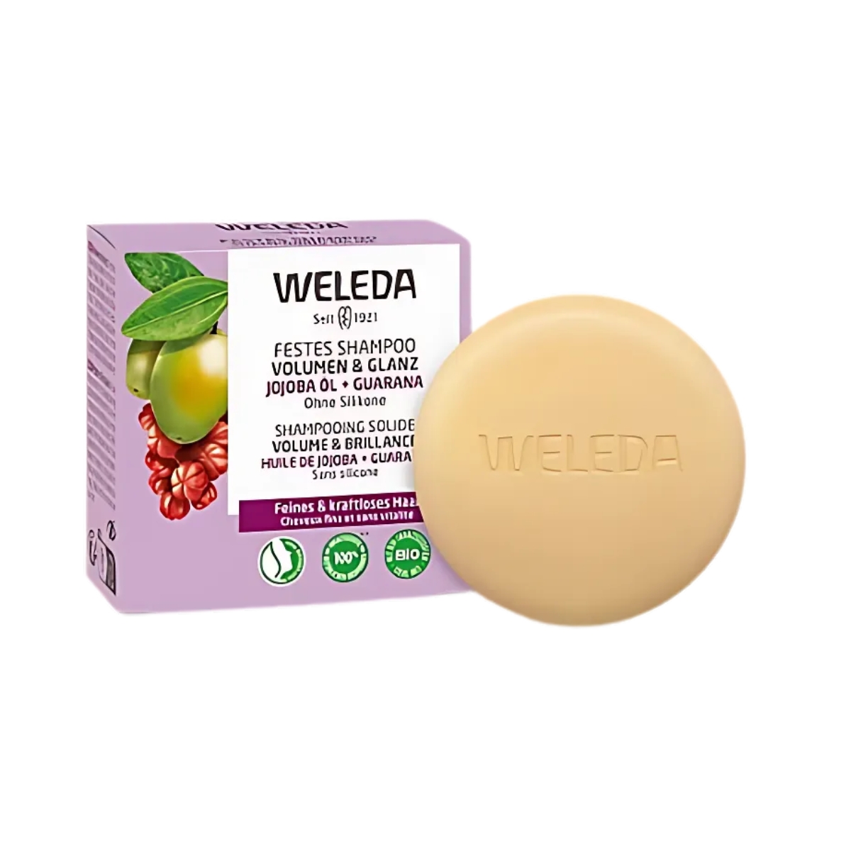 Weleda Festes Shampoo Volumen & Glanz 50 g