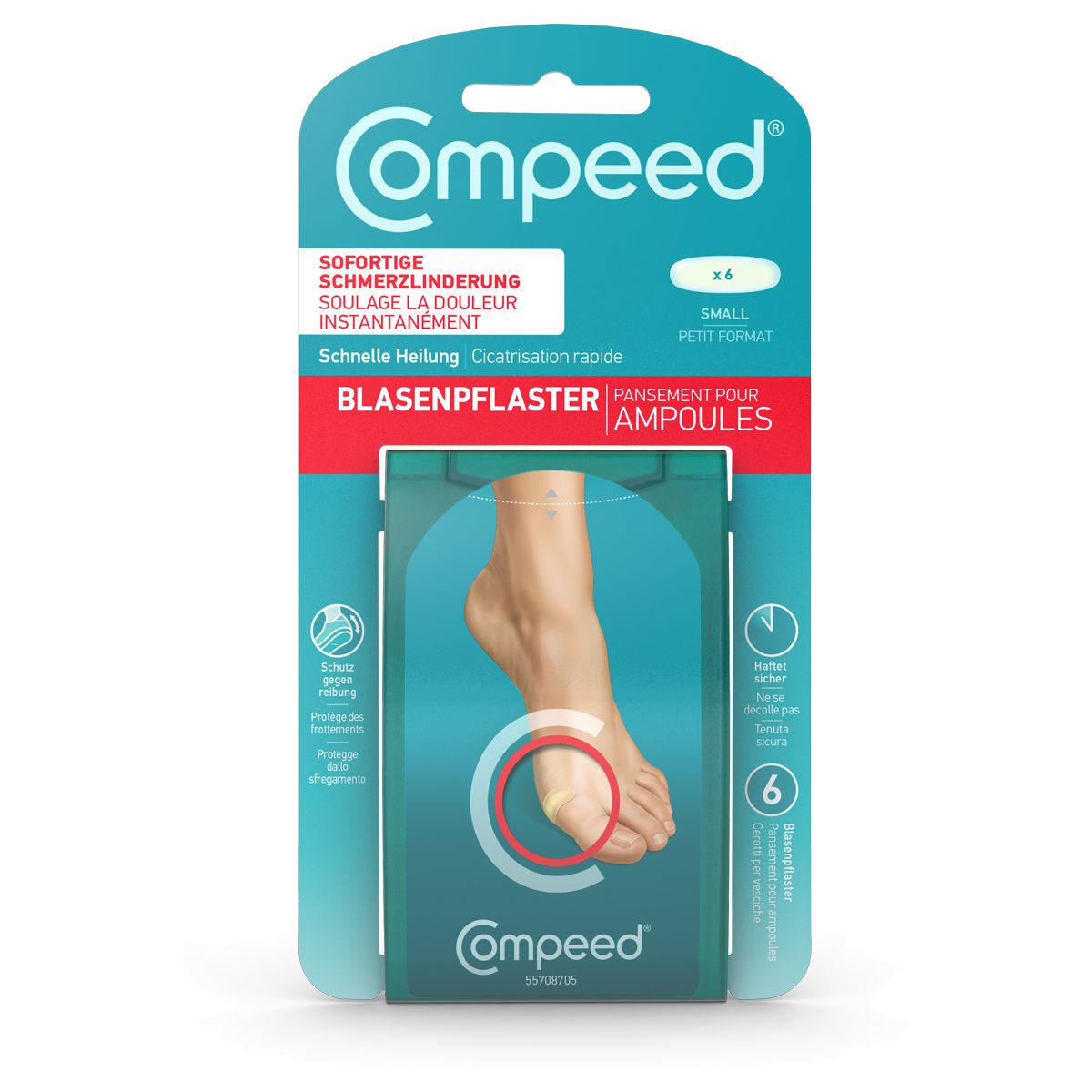 Compeed Blasenpflaster S 6 Stück