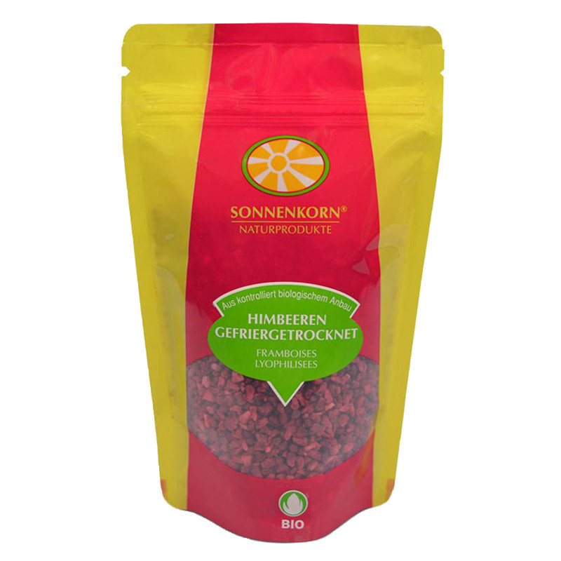 SONNENKORN Himbeeren gefriergetrocknet Bio Knospe 40 g