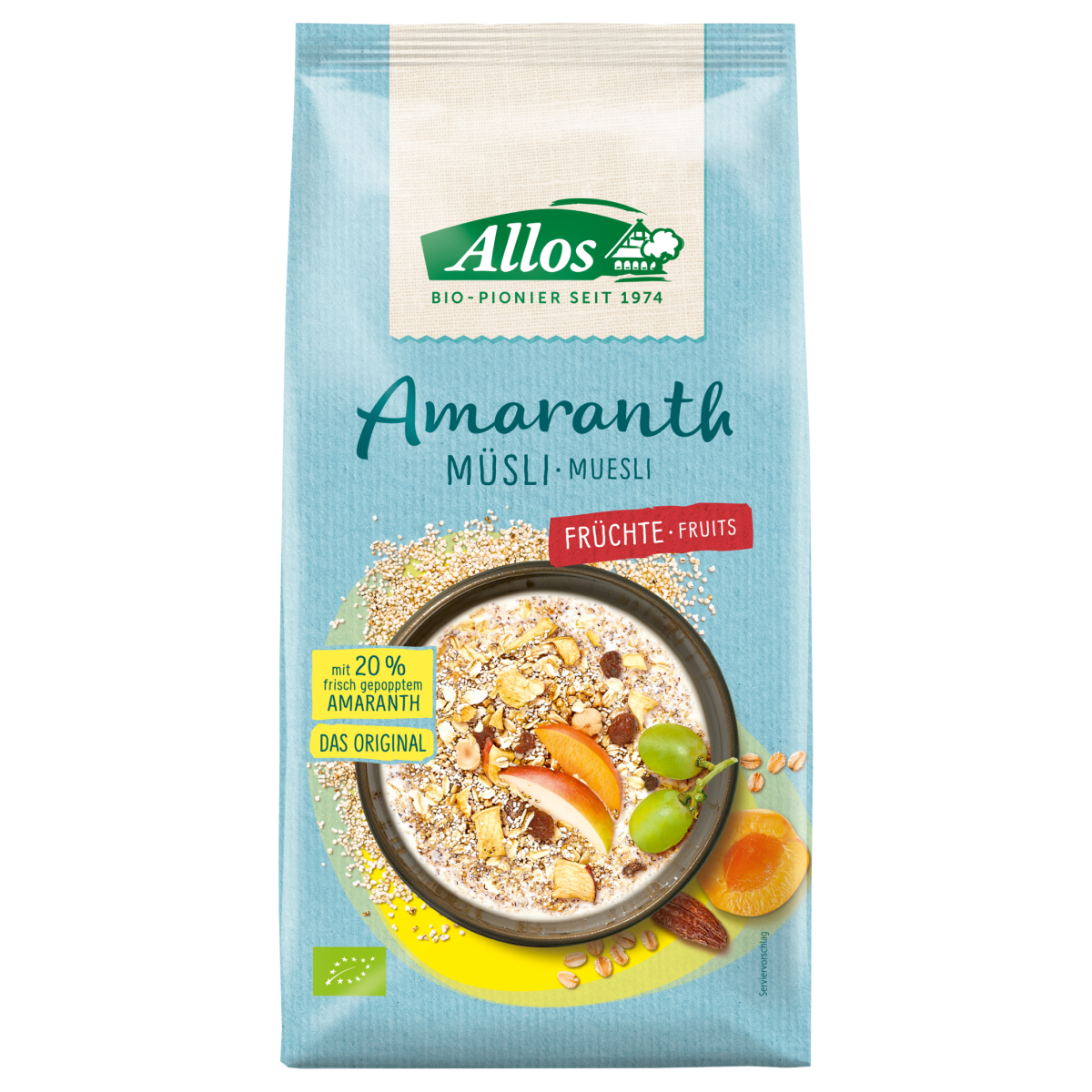 ALLOS Amaranth Müsli Früchte Grossgebinde 1,5 kg