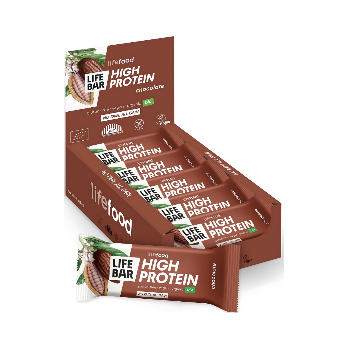 Lifefood Bio Lifebar Protein Choco Green 40 g