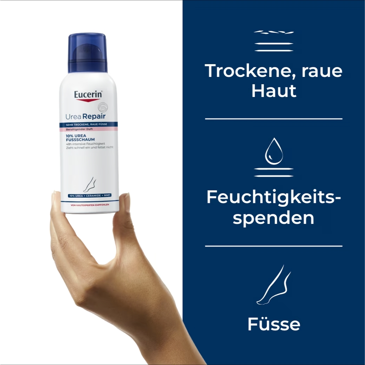 Eucerin Urea Repair Plus Fussschaum 10 % Urea 150 ml