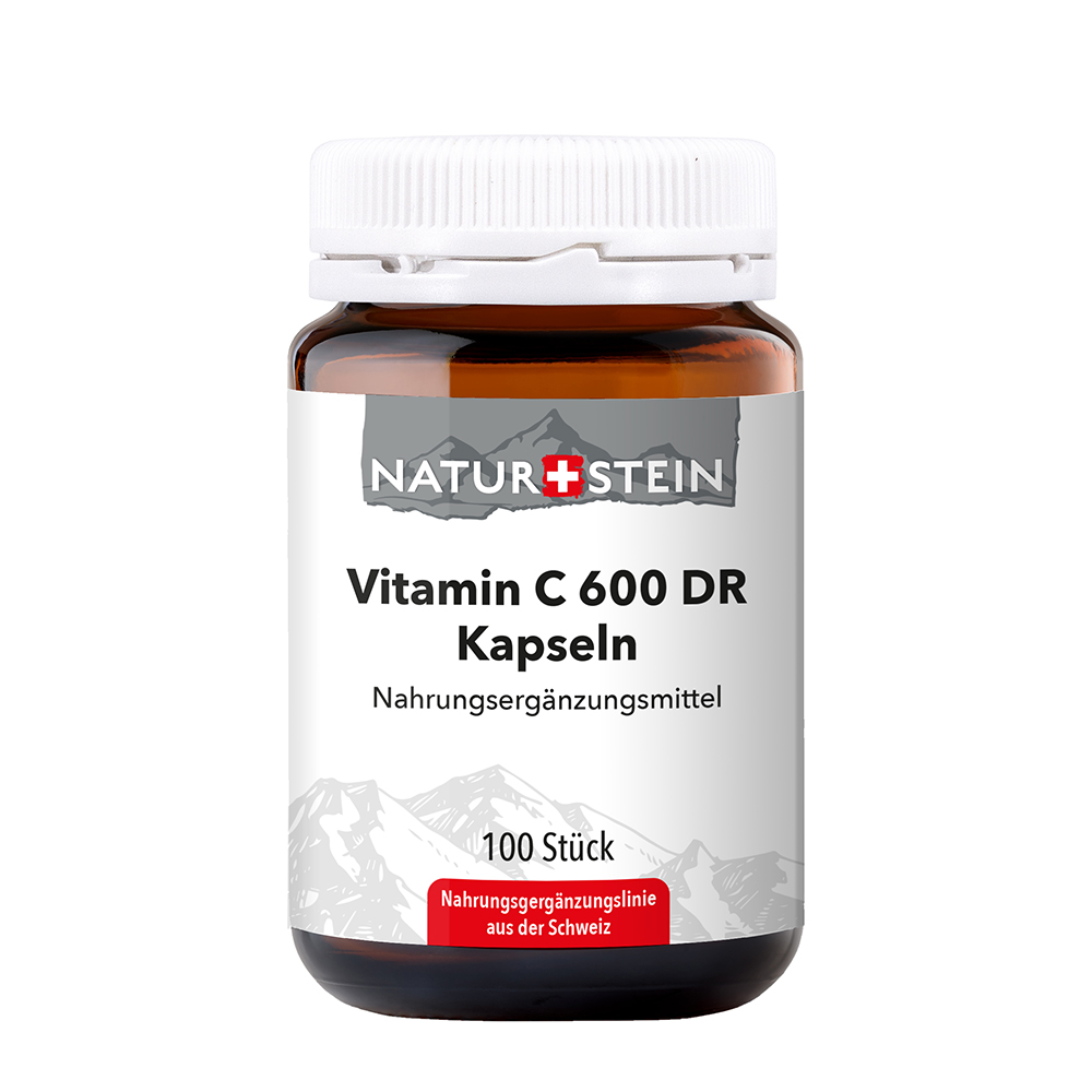 Naturstein Vitamin C 600 DR Kapseln 100 Stück