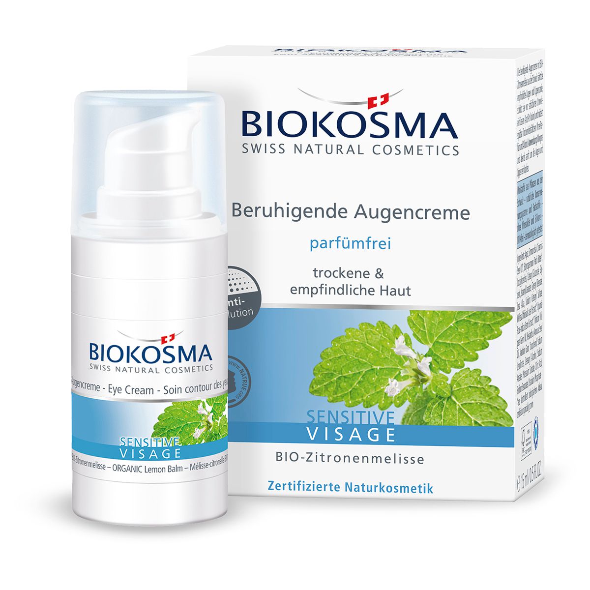 BIOKOSMA Sensitive Augencreme 15 ml