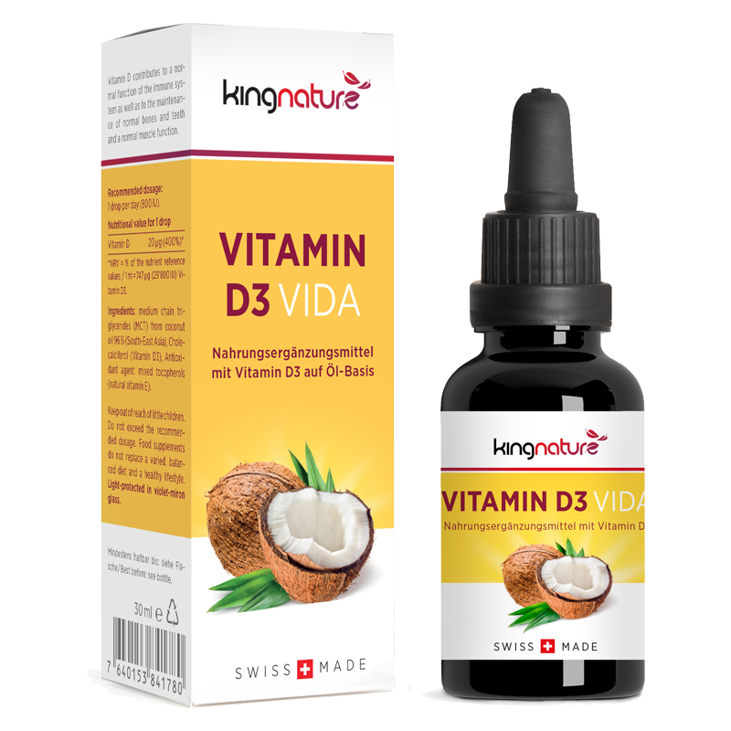 Kingnature Vitamin D3 & Vitamin K2 Set