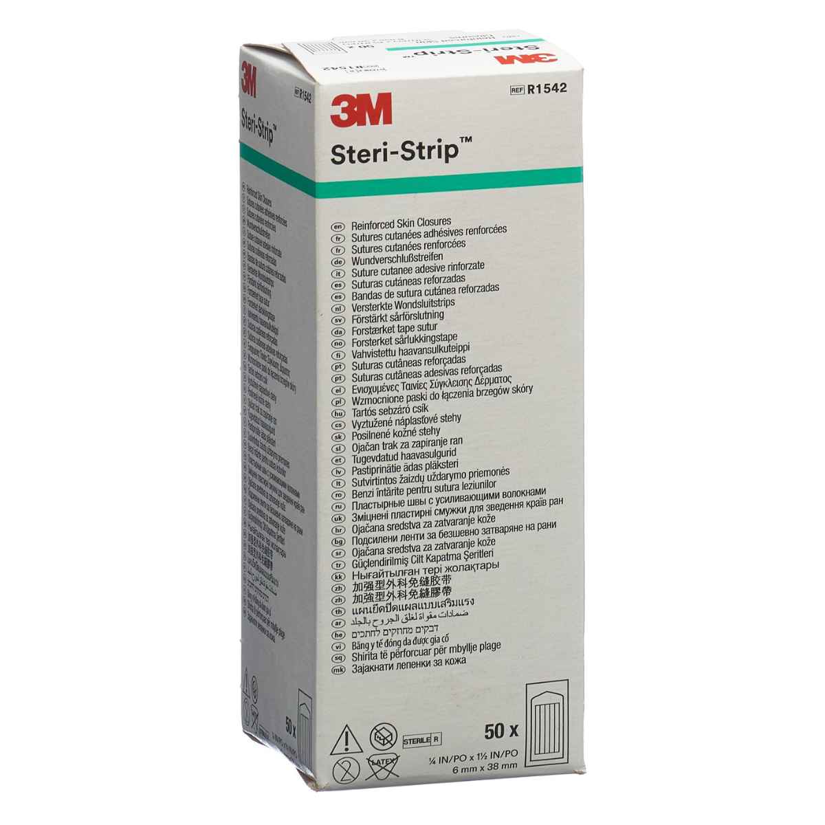 3M STERI STRIP 6x38mm weiss verstärkt 50 x 6 Stück