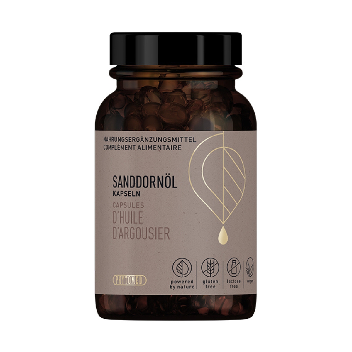 Phytomed Sanddornöl Bio 500 mg vegetabile Kapseln 120 Stück